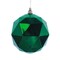 8 in. Green Shiny Geometric Christmas Ornament Ball